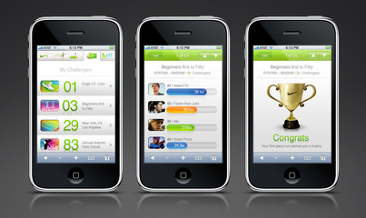 Nike+ Mobile 手機(jī)UI設(shè)計(jì)欣賞